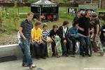 vestoje zleva Radek Houška, Petr Borvát a Ondra Filípek
